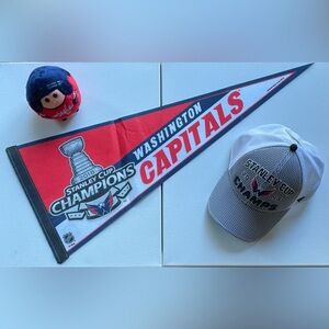 Washington Capitals 2018 Stanley Cup Championship Memorabilia 3-piece Set